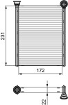 VALEO Salongi radiaator / soojusvaheti 811534