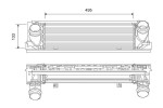 VALEO turbo radiaator (intercooler) 818261
