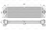 VALEO turbo radiaator (intercooler) 818341