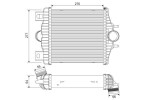 VALEO turbo radiaator (intercooler) 818384