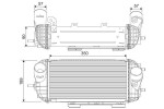 VALEO turbo radiaator (intercooler) 818538