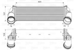 VALEO  Kompressoriõhu radiaator 818562