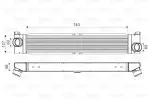 VALEO turbo radiaator (intercooler) 818569
