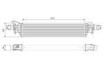 VALEO turbo radiaator (intercooler) 818697