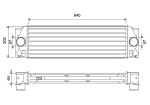 VALEO turbo radiaator (intercooler) 881575