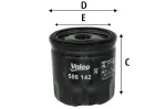 VALEO  Õlifilter 586142