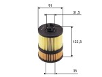 VALEO Õlifilter 586549