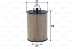 VALEO Õlifilter 586560