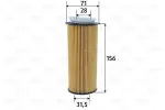 VALEO  Õlifilter 586603