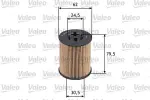 VALEO Õlifilter 586539