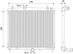 VALEO Radiaator,  mootorijahutus 701115