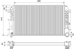 VALEO Radiaator,  mootorijahutus 701475