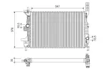 VALEO  Radiaator,mootorijahutus 701675