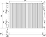 VALEO Radiaator,  mootorijahutus 701904