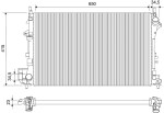 VALEO Radiaator,  mootorijahutus 732879