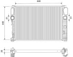 VALEO Radiaator,  mootorijahutus 735120