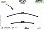 VALEO Klaasipühkija (kojamees) SILENCIO FLAT BLADE SET 577958