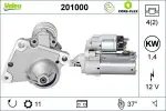 Starter VALEO CORE-FLEX 12V 201000