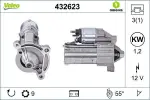 Starter VALEO ORIGINS NEW OE TECHNOLOGY 12V 432623