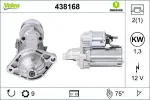 Starter VALEO ORIGINS NEW OE TECHNOLOGY 12V 438168