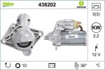 Starter VALEO ORIGINS NEW OE TECHNOLOGY 12V 438202