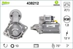 Starter VALEO ORIGINS NEW OE TECHNOLOGY 12V 438212