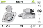 Starter VALEO ORIGINS NEW OE TECHNOLOGY 12V 438272