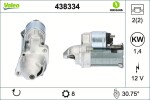 Starter VALEO ORIGINS 12V 438334