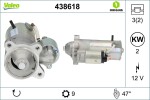 Starter VALEO ORIGINS NEW OE TECHNOLOGY 12V 438618