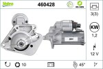 Starter VALEO RE-GEN - STANDARD EXCHANGE 12V 460428
