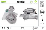 Starter VALEO RE-GEN - STANDARD EXCHANGE 12V 460472
