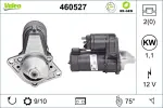 Starter VALEO RE-GEN - STANDARD EXCHANGE 12V 460527