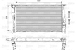 VALEO Radiaator,  mootorijahutus 701601