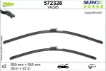VALEO Klaasipuhastaja kumm SILENCIO AQUABLADE SET 572326