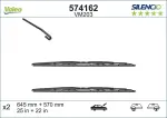 VALEO  Klaasipuhastaja kumm SILENCIO CONVENTIONAL SET 574162