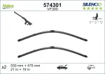 VALEO Klaasipühkija (kojamees) SILENCIO FLAT BLADE SET 574301