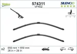 VALEO  Klaasipuhastaja kumm SILENCIO FLAT BLADE SET 574311