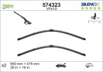 VALEO Klaasipühkija (kojamees) SILENCIO FLAT BLADE SET 574323