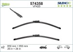 VALEO Klaasipühkija (kojamees) SILENCIO FLAT BLADE SET 574358