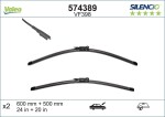 VALEO Klaasipühkija (kojamees) SILENCIO FLAT BLADE SET 574389