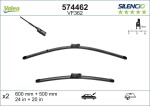 VALEO Klaasipühkija (kojamees) SILENCIO FLAT BLADE SET 574462