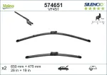 VALEO  Klaasipuhastaja kumm SILENCIO FLAT BLADE SET 574651