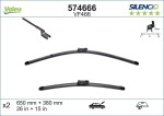 VALEO Klaasipühkija (kojamees) SILENCIO FLAT BLADE SET 574666