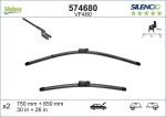 VALEO Klaasipühkija (kojamees) SILENCIO FLAT BLADE SET 574680