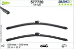 VALEO  Klaasipuhastaja kumm SILENCIO FLAT BLADE SET 577720