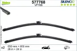 VALEO  Klaasipuhastaja kumm SILENCIO FLAT BLADE SET 577768