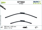 VALEO Klaasipuhastaja kumm SILENCIO FLAT BLADE SET 577802