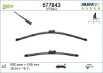 VALEO Klaasipühkija (kojamees) SILENCIO FLAT BLADE SET 577843