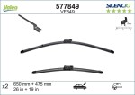 VALEO  Klaasipuhastaja kumm SILENCIO FLAT BLADE SET 577849