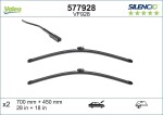VALEO Klaasipühkija (kojamees) SILENCIO FLAT BLADE SET 577928